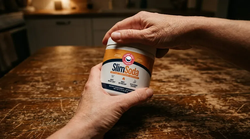 Holding the SlimSoda tub