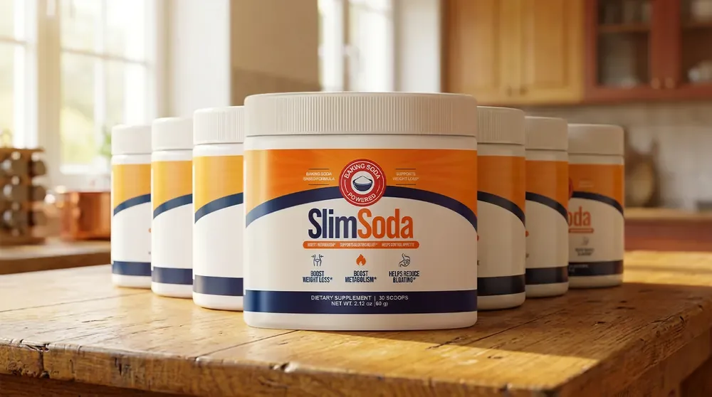 Six tubs of SlimSoda — the full 6-month supply