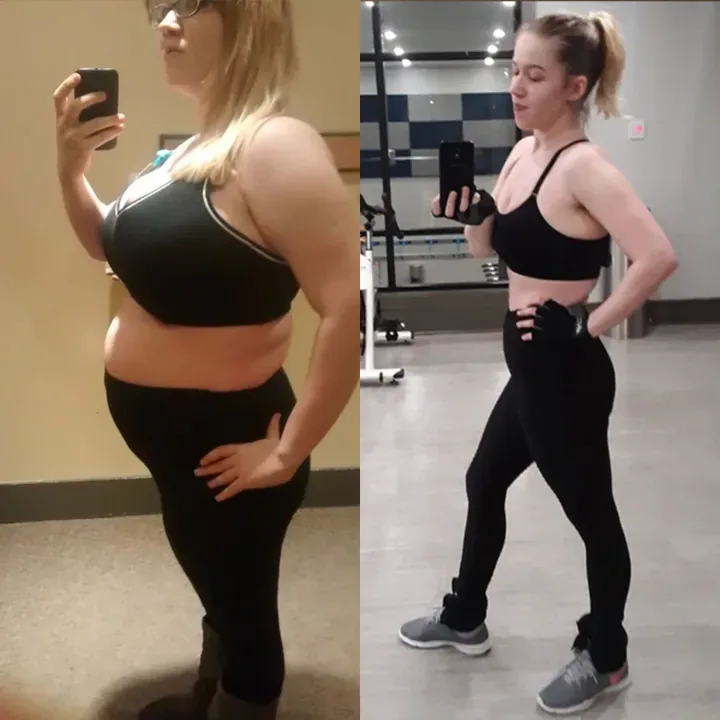 Miriam — before and after
